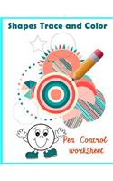 Shapes Trace and color Pen control