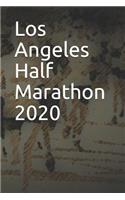 Los Angeles Half Marathon 2020: Blank Lined Journal