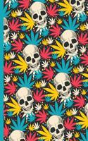 Skulls and Weed Leaf Pattern