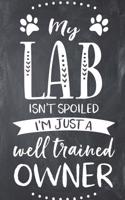 My Lab Isn't Spoiled I'm Just a Well Trained Owner