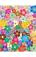 Colorful Flowers Notebook