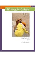 Writing for College: English 45