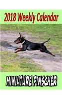 2018 Weekly Calendar Miniature Pinscher