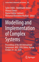 Modelling and Implementation of Complex Systems: Proceedings of the 6th International Symposium, Misc 2020, Batna, Algeria, October 24&#8208;26, 2020
