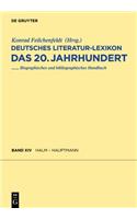 Deutsches Literatur-Lexikon. Das 20. Jahrhundert, Band 14, Halm - Hauptmann
