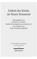 Einheit der Kirche im Neuen Testament