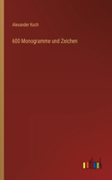 600 Monogramme und Zeichen