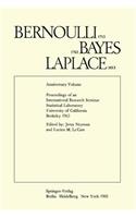Bernoulli 1713 Bayes 1763 Laplace 1813