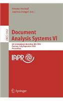 Document Analysis Systems VI