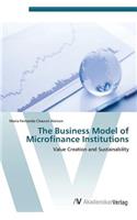 Business Model of Microfinance Institutions