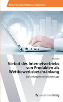 Verbot des Internetvertriebs von Produkten als Wettbewerbsbeschränkung