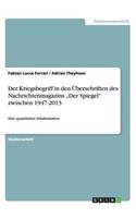 Der Kriegsbegriff in den Überschriften des Nachrichtenmagazins 