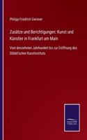 Zusätze und Berichtigungen