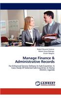 Manage Finance & Administrative Records