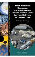Post-Incident Recovery Considerations of the Health Care Service Delivery Infrastructure