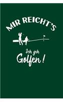 Golfspieler: Ich geh Golfen!: Notizbuch / Notizheft für Golf Golfer-in Golf-Fan Golf-Platz A5 (6x9in) dotted Punktraster