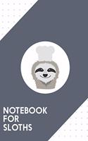 Notebook for sloths