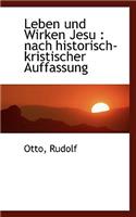 Leben Und Wirken Jesu: Nach Historisch-Kristischer Auffassung