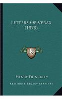 Letters of Verax (1878)