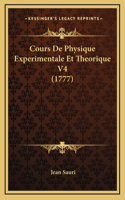 Cours De Physique Experimentale Et Theorique V4 (1777)