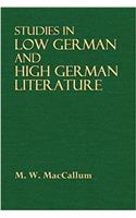 Studies in Low German and High German Literature