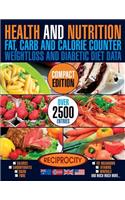 Health & Nutrition, Compact Edition, Fat, Carb & Calorie Counter