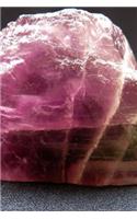 Pink Fluorite Crystal Gemstone Journal