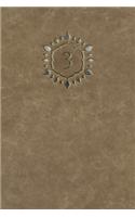 Monogram "3" Any Day Planner Notebook: (29 Monogram Raw 150 Planner)