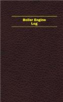 Boiler Engine Log (Logbook, Journal - 96 pages, 5 x 8 inches): Boiler Engine Logbook (Deep Wine Cover, Small)