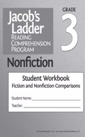 Jacob's Ladder Reading Comprehension Program: Nonfiction Grade 3, Student Workbooks, Fiction and Nonfiction Comparisons (Set of 5)