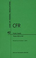 Code of Federal Regulations Title 42, Public Health, Parts 430-481, 2015