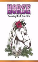 Horse Coloring Book For Girls: Cute Animals: Relaxing Colouring Book - Coloring Activity Book - Discover This Collection Of Horse Coloring Pages