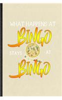 What Happens at Bingo Stays at Bingo