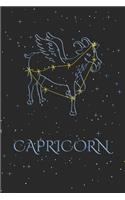 Daily Planner - Zodiac Sign Capricorn: Horoscope Appointment Book, Astrology weekly calendar, undated, 120 Pages, 6" x 9" Organizer