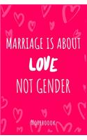 Marriage is about love not gender