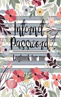 Internet Password Logbook for Me