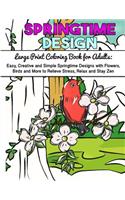 Large Print Coloring Book for Adults