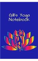 Gill's Yoga Notebook: Personalised Notebook