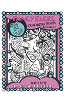 Fancy Faces: Coloring Book & Creative Journal