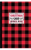 Christmas Card Address Book