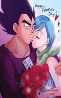 Sketchbook Plus: Dbz Valentine's Day: 100 Large High Quality Sketch Pages (Vegeta and Bulma)