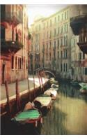 Alley in Venice (Simple Daily Planner with Habit Tracker): 6 x 9, Medium Ruled, Soft Cover