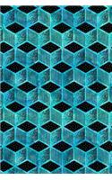Journal Notebook Cubes Pattern 1