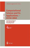 Computational Science and Its Applications - ICCSA 2004: International Conference, Assisi, Italy, May 14-17, 2004, Proceedings, Part IV(3046 Lecture Notes in Computer Science)