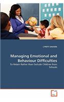 Managing Emotional and Behaviour Difficulties