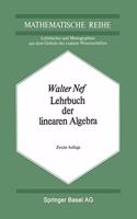Lehrbuch Der Linearen Algebra