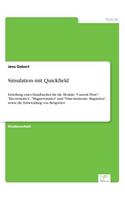 Simulation mit Quickfield: Erstellung eines Handbuches für die Module: "Current Flow", "Electrostatics", "Magnetostatics" und "Time-harmonic Magnetics", sowie die Entwicklung 