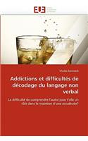 Addictions et difficultés de décodage du langage non verbal