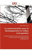 La Communication Pour Le Développement En Milieu Rural Guinéen