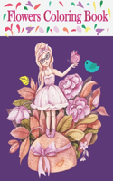 Flowers Coloring Book
